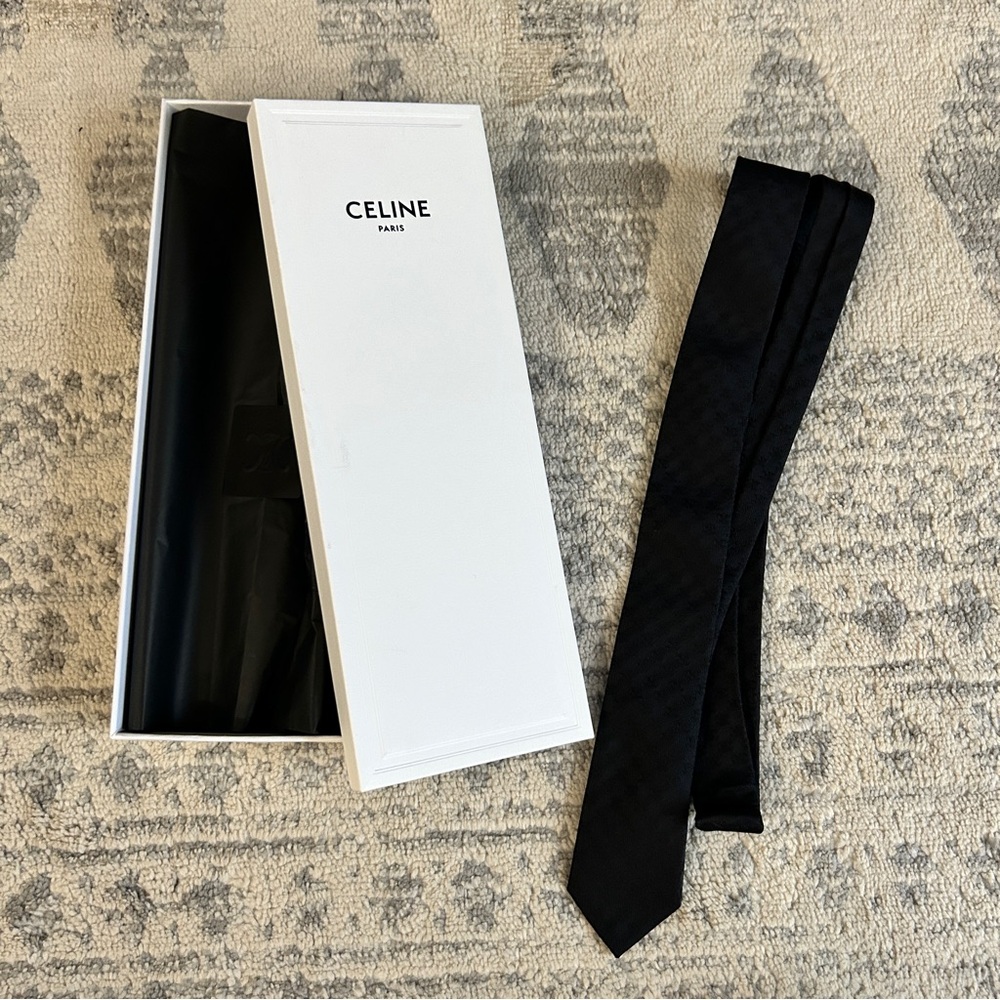 Celine TIE IN MINI TRIOMPHE SILK JACQUARD